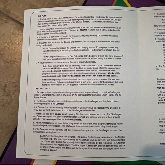 TriBond Board Game 1992 Big Fun Games 100% complete - Picture 4 of 12